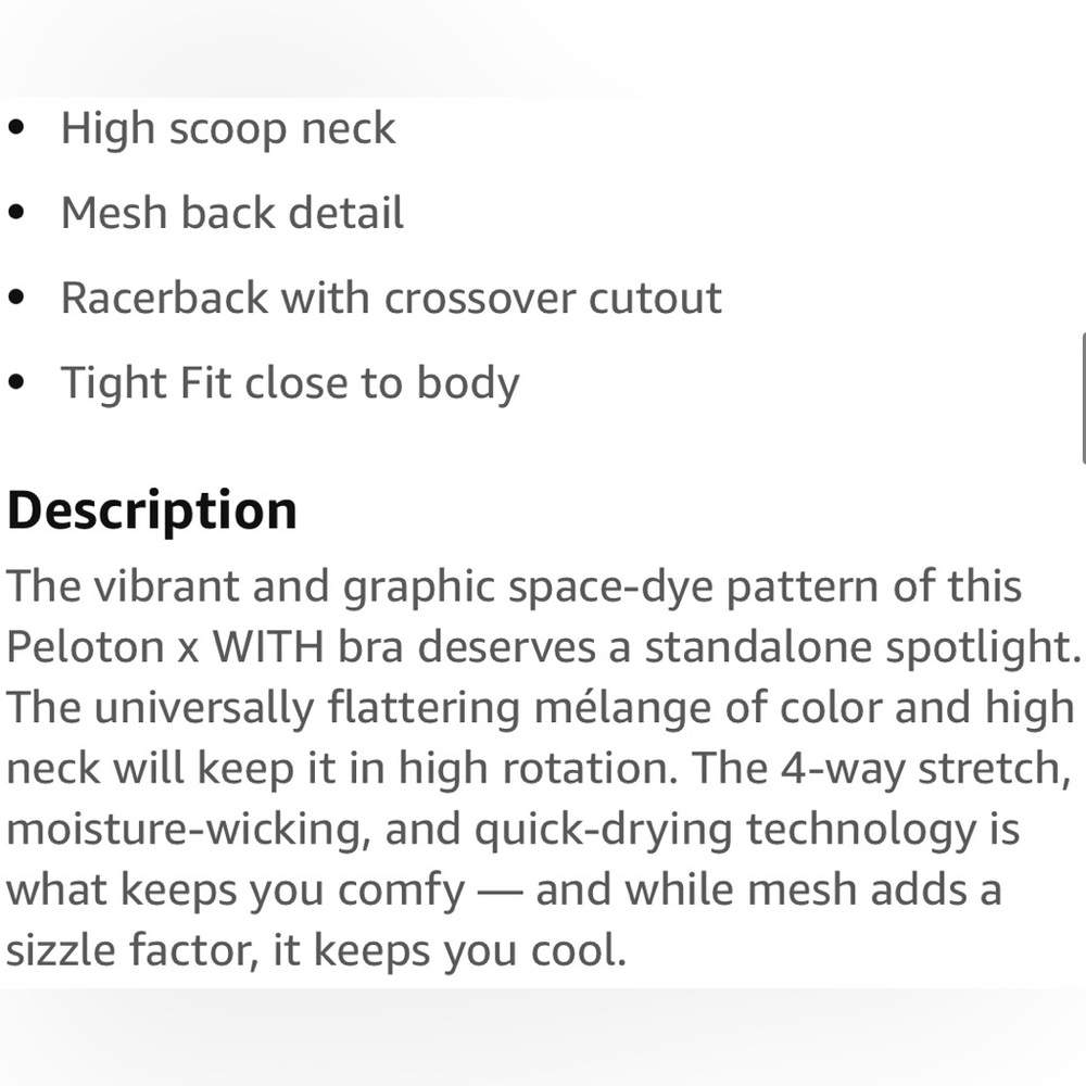 Peloton sports bra (S) - Picture 12 of 12